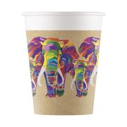 8 pahare party Elefant - 200 ml