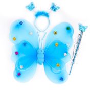 Aripi de fluture bleu cu leduri