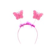 Aripi de fluture roz inchis cu sclipici si accesorii