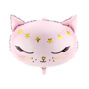 Balon pisică roz - 48 x 36 cm