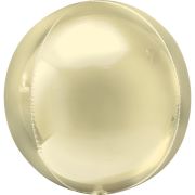Balon sfera folie auriu deschis- 38 cm