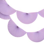 Ghirlandă lila model evantai - 2.4 m