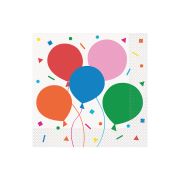 16 șervețele party cu baloane - 33 x 33 cm