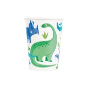 8 pahare Dinozauri - 266 ml