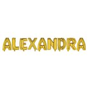 Baloane aurii nume ALEXANDRA