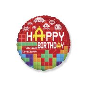 Balon Happy Birthday Game - 45 cm