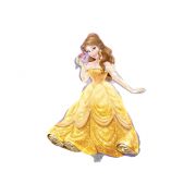 Balon mini folie metalizata Princess Belle - 23 x 30 cm