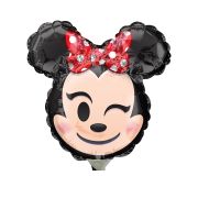 Mini balon emoticon Minnie Mouse - 22 x 22 cm