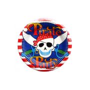8 Farfurii Pirate Party - 18 cm