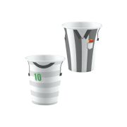 8 pahare cu tricouri fotbal - 250 ml