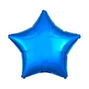 Balon albastru stea - 48 cm
