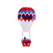 Balon multicolor cu căsuță zburătoare - 75 x 28 cm