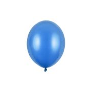 10 baloane albastru metalic - 27 cm