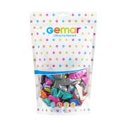 50 baloane multicolore metalice Gemar - 25 cm