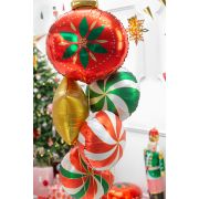 Balon acadea cu roșu - 43 cm