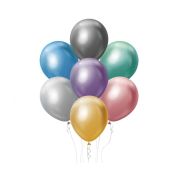 50 baloane colorate platinum - 30 cm