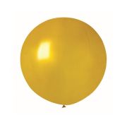 Balon jumbo auriu metalic Gemar - 65 cm
