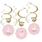 6 spirale decorative Princess for a day