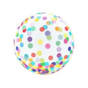 Balon bobo cu confetti colorate - 45 cm
