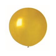 Balon jumbo auriu metalic Gemar - 65 cm