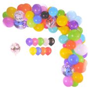 Ghirlandă DIY cu 100 baloane multicolore