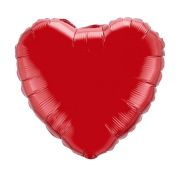 Mini balon inima rosie -10 cm