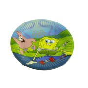 10 farfurii SpongeBob - 18 cm