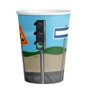 8 pahare Construction party - 250 ml