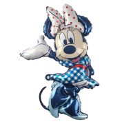 Balon albastru Minnie Mouse