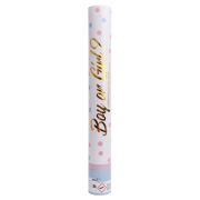 Tun confetti hârtie Gender Reveal -roz- 40 cm