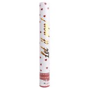 Tun confetti inimi roșii din hârtie - 40 cm