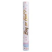 Tun confetti hârtie Gender Reveal -roz- 40 cm	