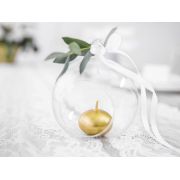 10 lumânări plutitoare auriu metalic