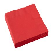 20 Șervețele Roșu Aprins