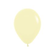 50 baloane Pastel Matte Yellow Sempertex - 23 cm