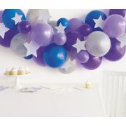Ghirlandă DIY cu baloane purple royal blue