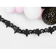 Ghirlanda Halloween Liliac Negru 4 m