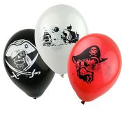 10 baloane latex pirati - 25 cm
