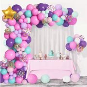 Arcada DIY cu 127 baloane multicolore