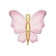 Balon fluture roz 69 cm