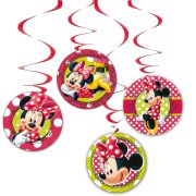 4 spirale decorative Minnie Mouse