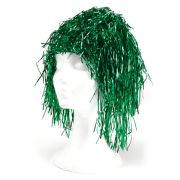 Peruca folie metalizata verde