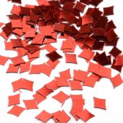 Confetti romburi rosii