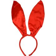 Urechi de iepuras Playboy rosii