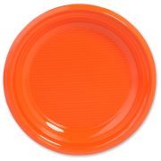 10 farfurii portocalii 17 cm