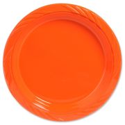 10 farfurii portocalii 23 cm
