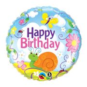 Balon folie metalizata 45cm Happy Birthday