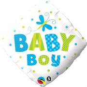 Balon patrat folie metalizata Baby Boy