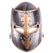 Caschetă Cavaler cu Vizieră – Coif Medieval din Plastic, Mărime Adult