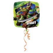 Balon folie metalizata Testoasele Ninja Happy Birthday 45 cm
